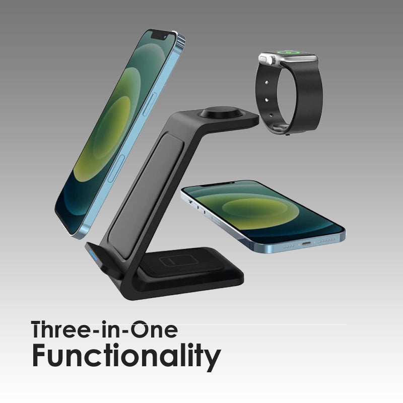Three-in-one Wireless Charger Fast Charging Desktop Vertical