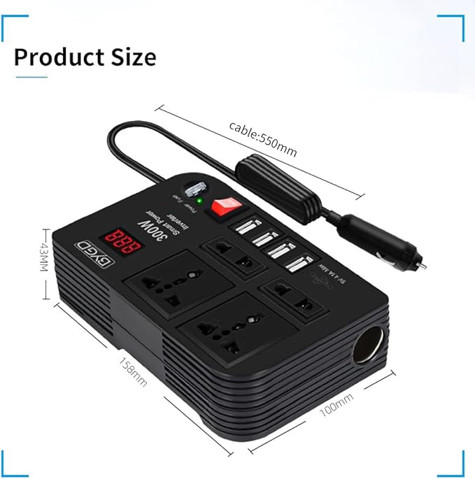 Premium 300W Car Power Inverter