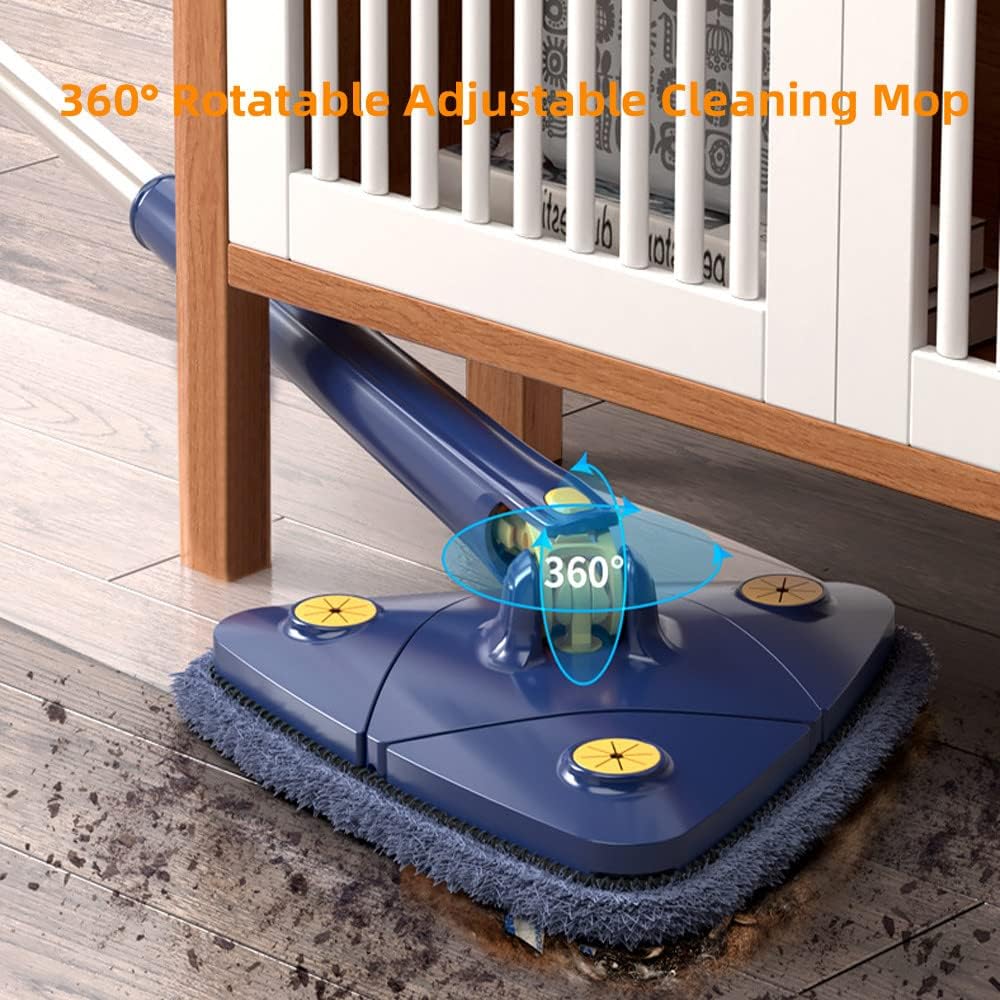 360 Rotating Adjustable Mop – Powerful, Versatile, and Effortless Cleaning!